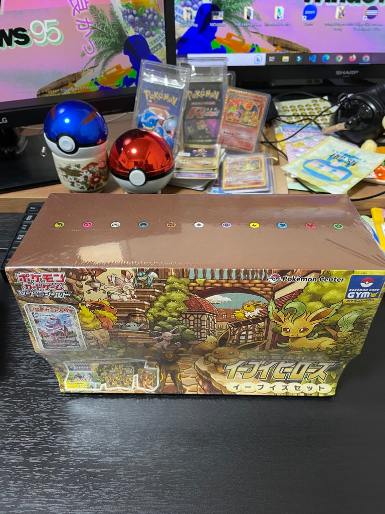 Pokemon TCG Eevee Heroes Gym Box Set Japan Direct Pokemon TCG Eevee Heroes Gym Box Set Japan Direct