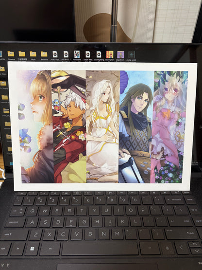 Fate 10th Anniversary book mark collection