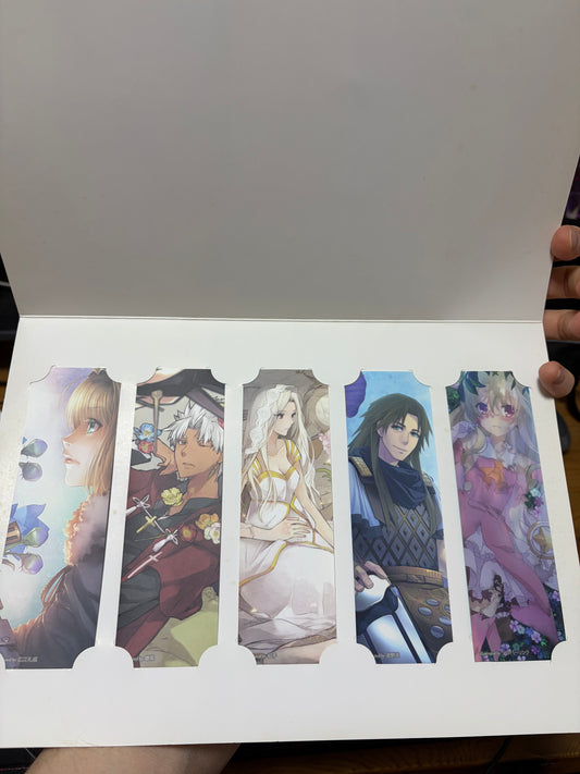 Fate 10th Anniversary book mark collection