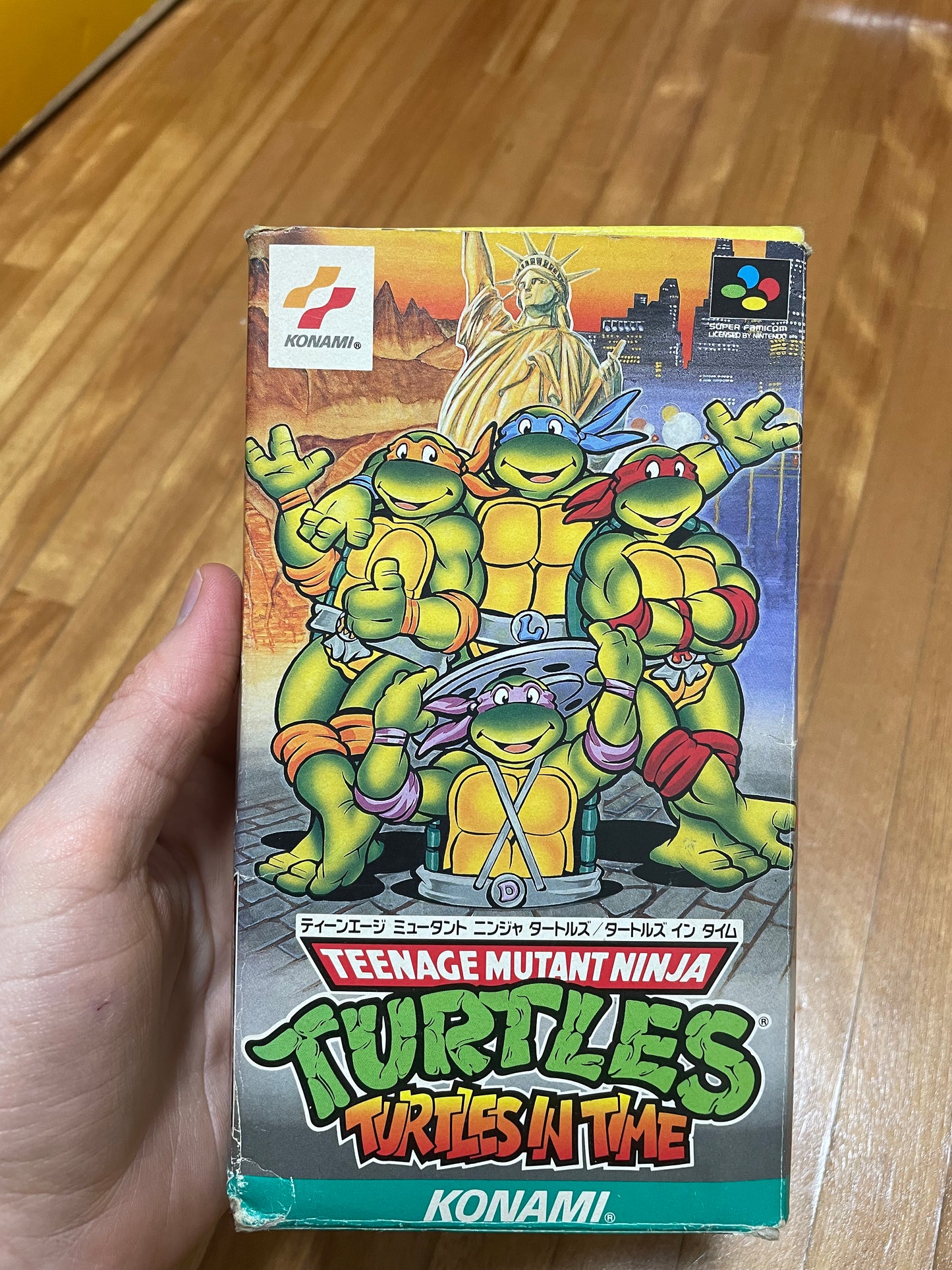 Teenage Mutant Ninja Turtles In Time Japanese NES